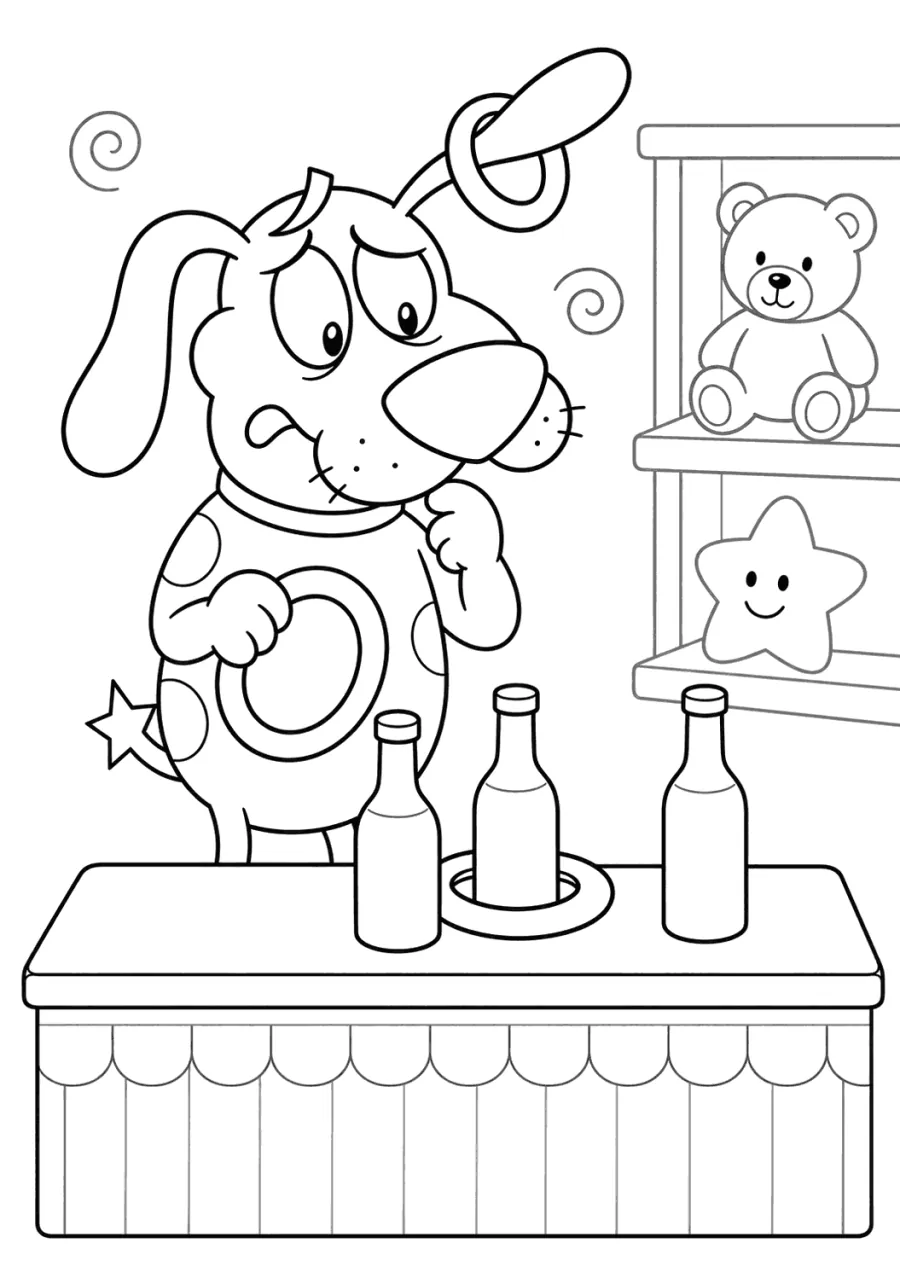 Courage at a Prize Booth