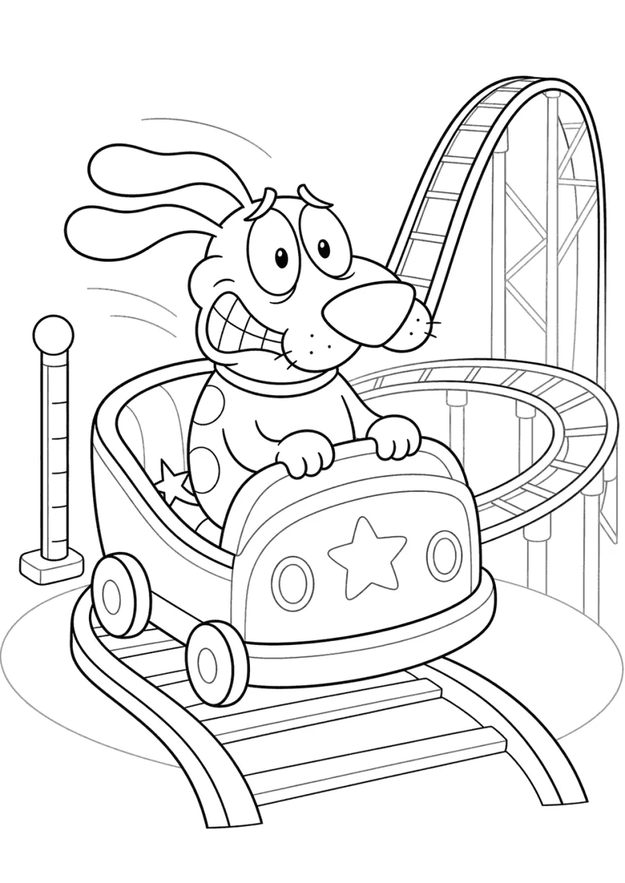 Courage Riding a Roller Coaster
