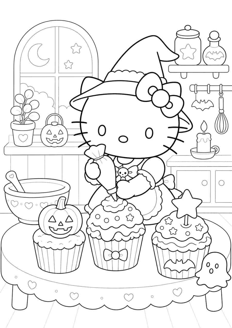 Hello Kitty Haunted Cupcake Kitchen
