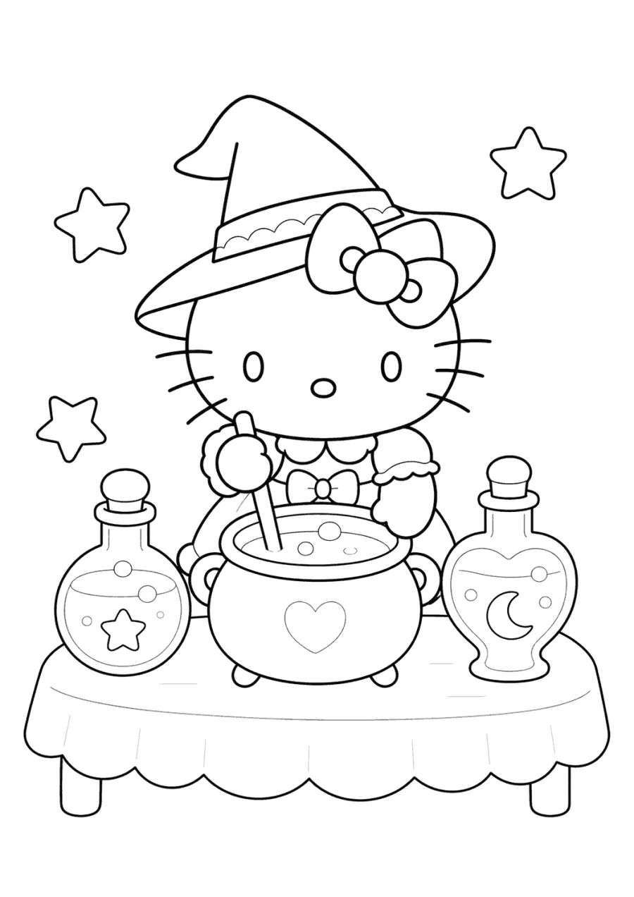 Hello Kitty Magic Potion Table