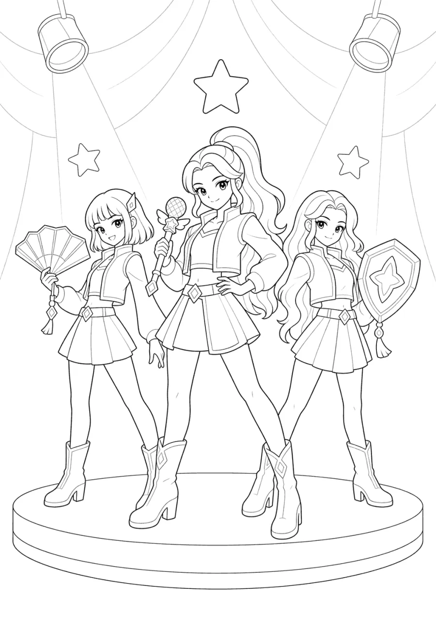 K-pop Demon Hunters Final Round Stage Trio