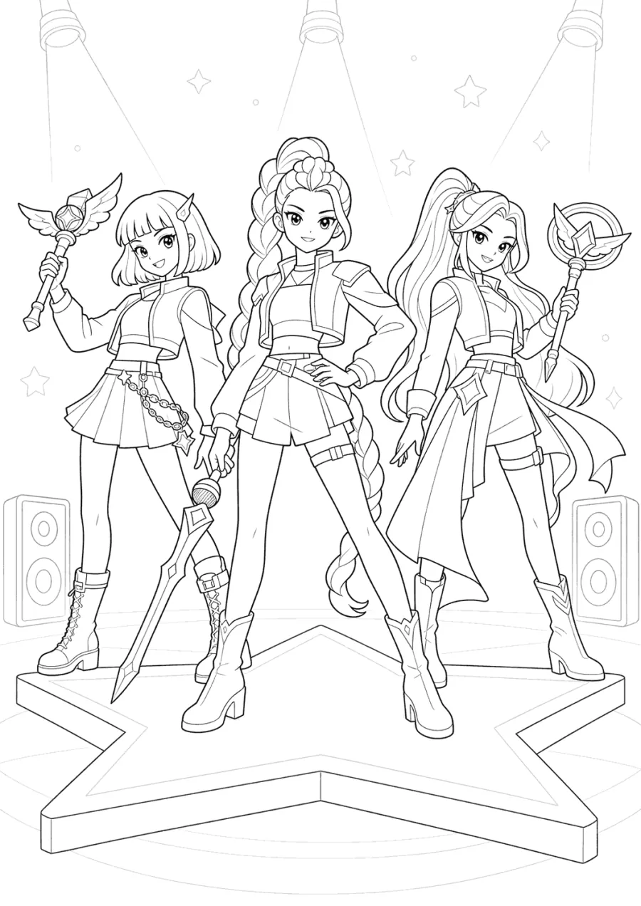 K-pop Demon Hunters preview