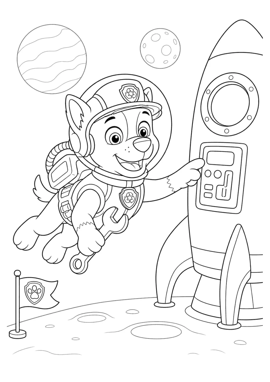 Paw Patrol Rocky in Space Training