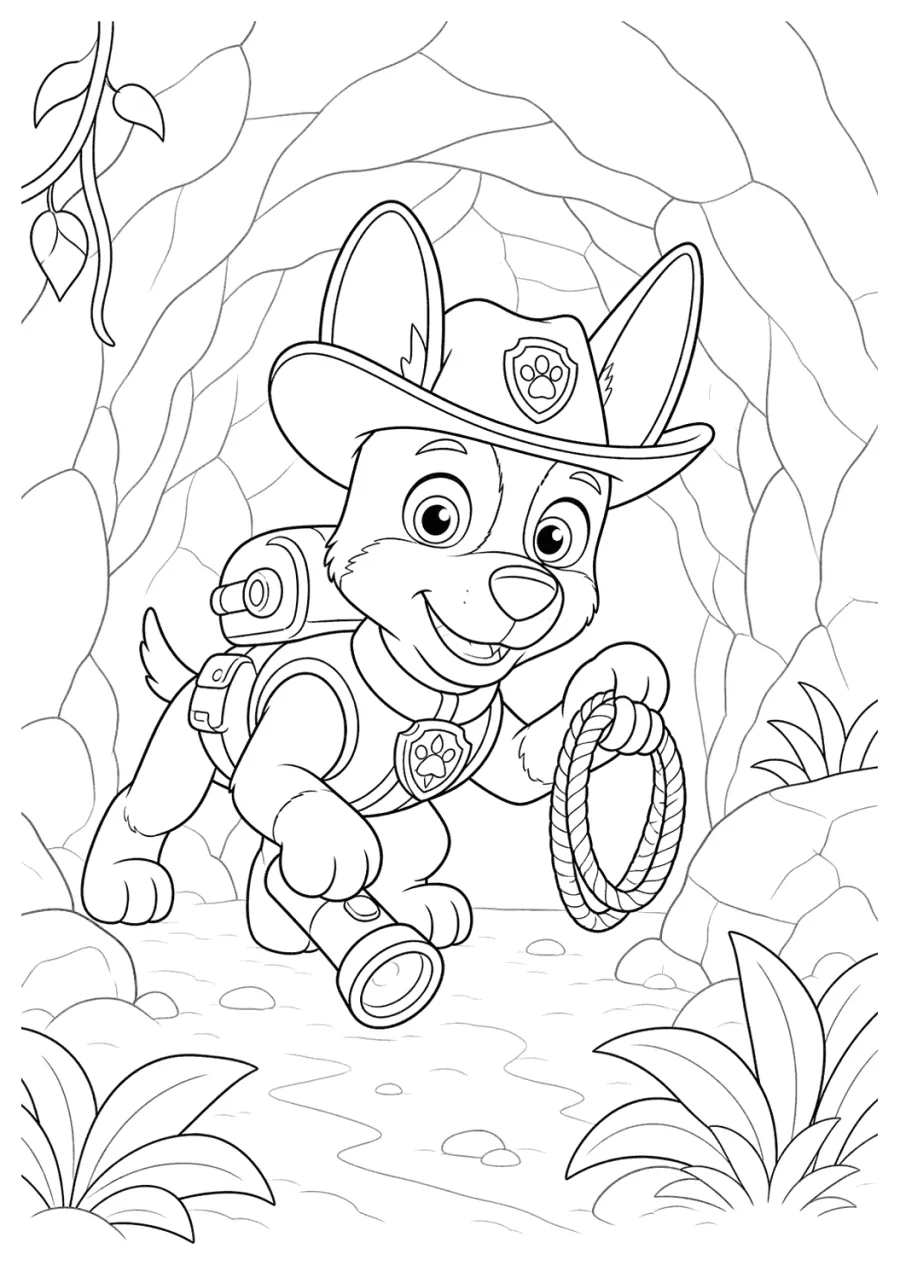 Paw Patrol Tracker Exploring a Cave