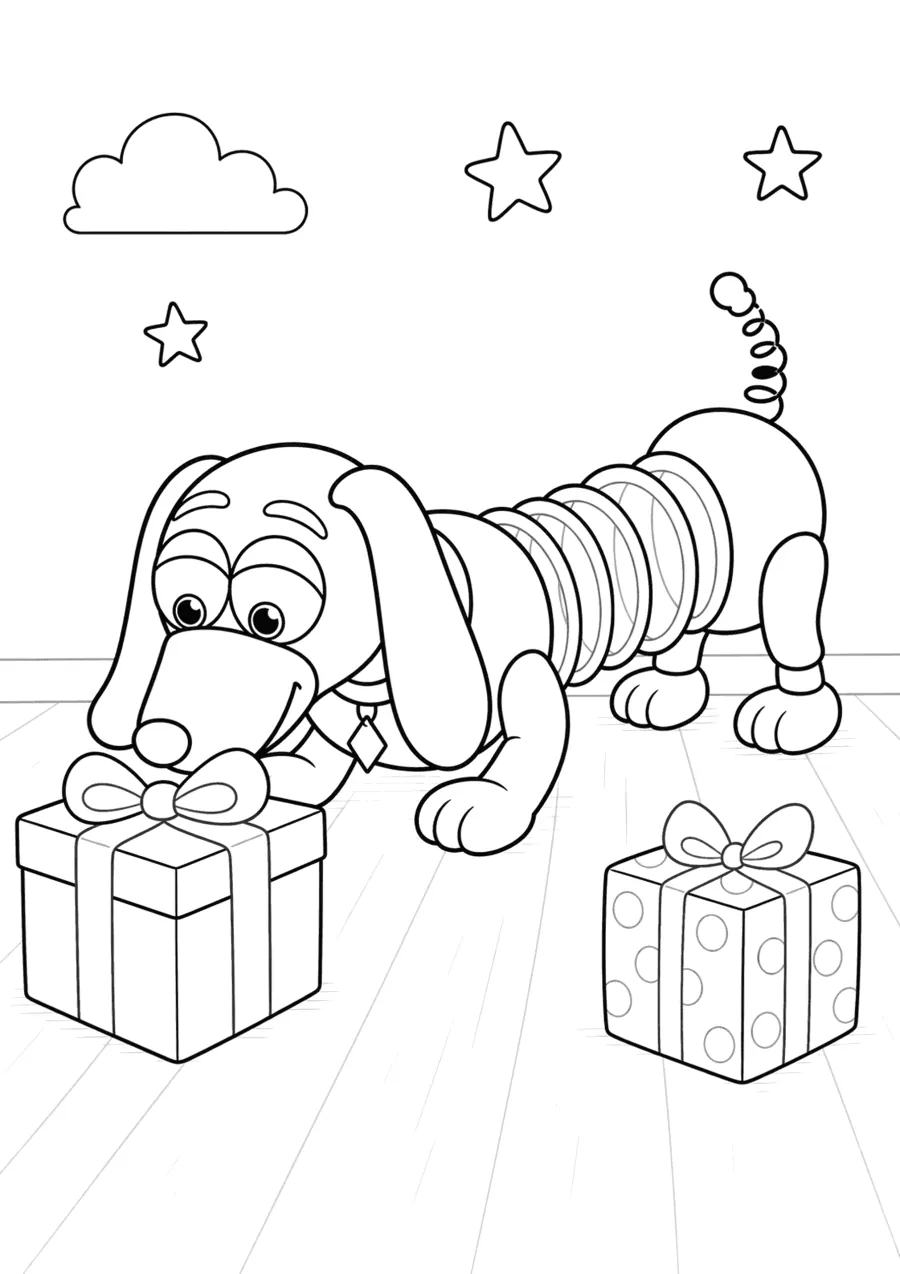 Slinky Dog Sniffing Birthday Gifts