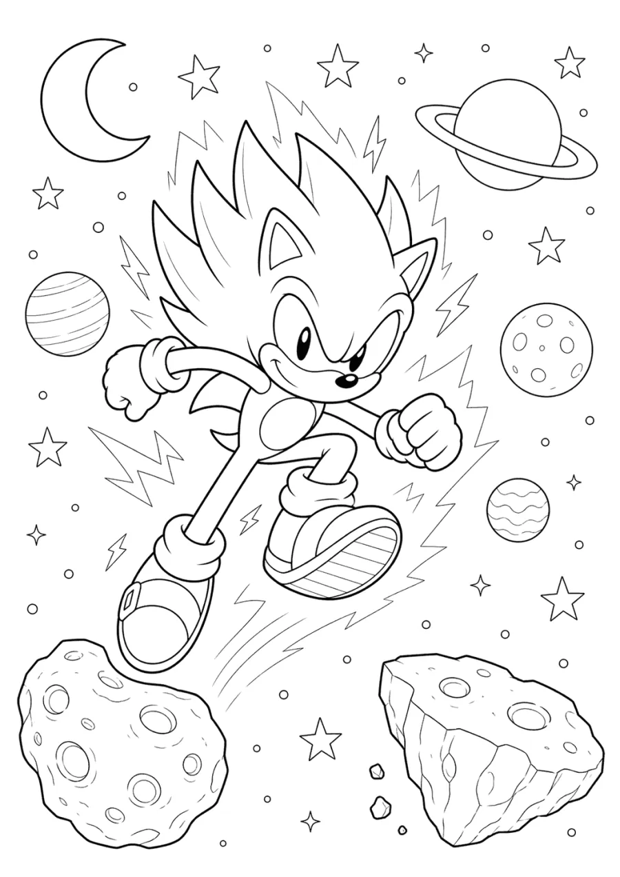Super Sonic Jumping Among Asteroids
