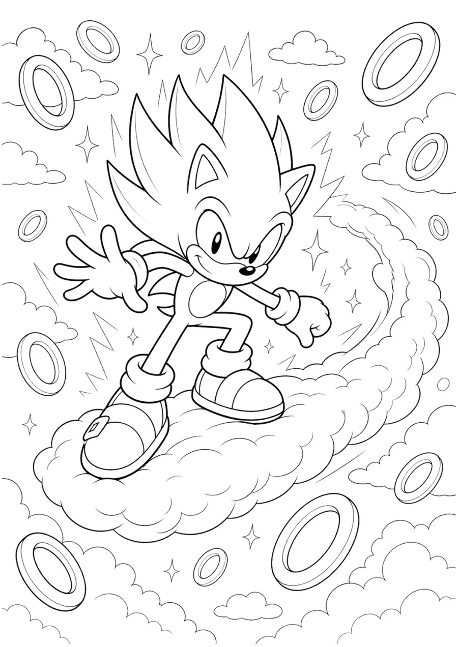 Super Sonic Surfing on a Cloud