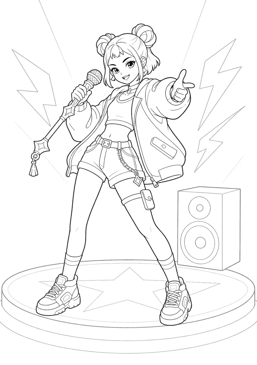 Zoey K-pop Demon Hunters preview