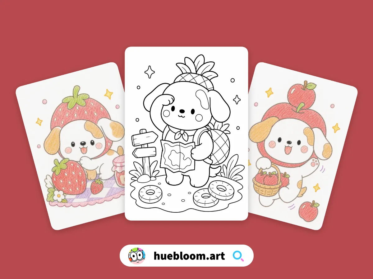 Puppy Dog coloring pages preview